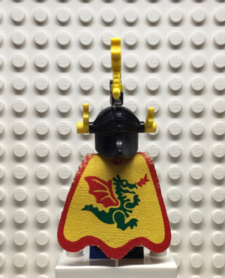 Dragon Knights, Dragon Master, Yellow Plumes, Dragon Cape, cas001 Minifigure LEGO®