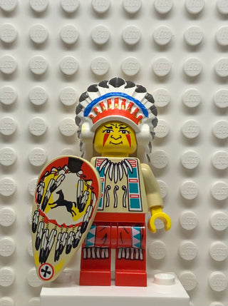 Indian Chief, Big Chief Rattlesnake ww017 Minifigure LEGO®