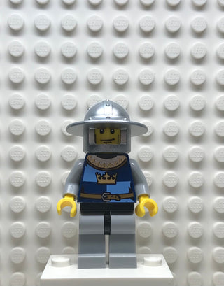 Fantasy Era, Crown Knight Quarters, Helmet with Broad Brim, Vertical Cheek Lines, cas426 Minifigure LEGO®