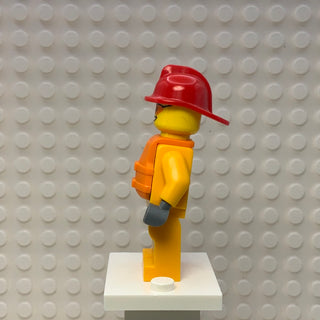 Fire - Bright Light Orange Suit, Life Jacket, cty0974 Minifigure LEGO®