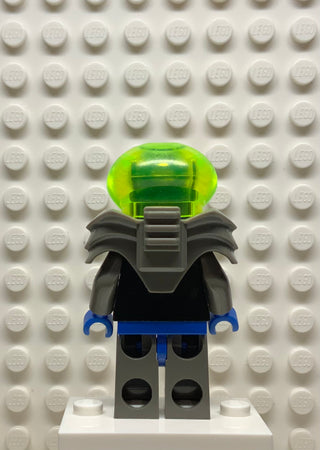 Insectoids Zotaxian Alien - Female, Gray and Blue with Silver Circuits, with Armor (Gypsy Moth / Navigator Sharp), sp026 Minifigure LEGO®