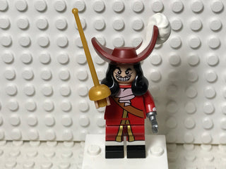 Captain Hook, coldis-16 Minifigure LEGO® Complete with stand and accessories