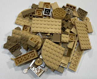 Brand New, Unused Bulk Basic LEGO® Pieces by color Bulk LEGO® Shades of Tan - 4ozs