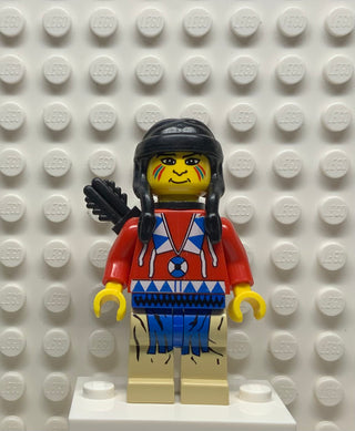 Indian, Red Shirt, Quiver, Running Bear, ww014 Minifigure LEGO®