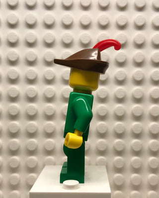 Forestman, Pouch, Brown Hat, Red Feather, cas128 Minifigure LEGO®   