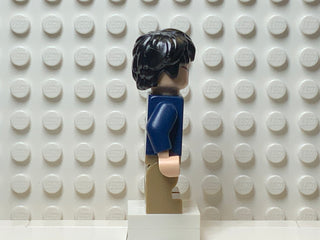 Harry Potter - Dark Blue Open Jacket, Dark Tan Medium Legs, hp175 Minifigure LEGO®
