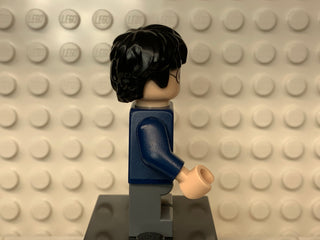 Harry Potter - Dark Blue Zip Up, Dark Bluish Gray Short Legs, hp153 Minifigure LEGO®