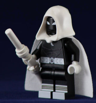 LUNAR KNIGHT BLACK Custom Printed Minifigure Custom minifigure BigKidBrix