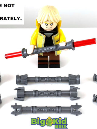 Space Knight Metal Grey Double Hilt Pack Custom, Accessory BigKidBrix