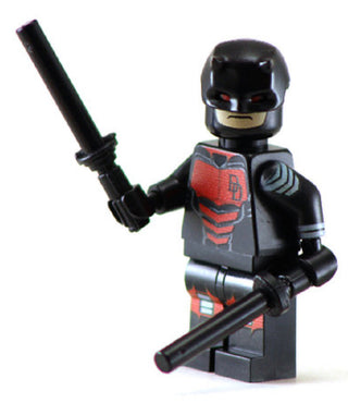 DARE DEMON Armored Custom Printed Minifigure Custom minifigure BigKidBrix