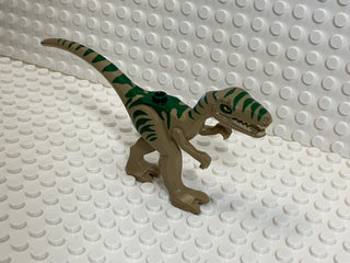 LEGO® Coelophysis Gallimimus Dinosaur LEGO® Animals LEGO® Dark Tan, 98166pb01 Like New