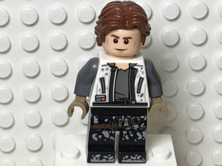 Han Solo, White Jacket, Black Legs with Dirt Stains, sw0915 Minifigure LEGO®