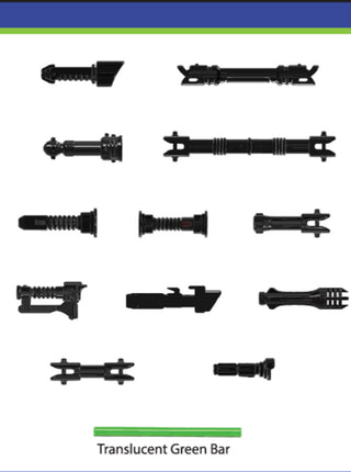 Space Hero Black Hilt Pack Custom, Accessory BigKidBrix