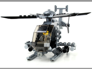 AH-6 Little Bird Building Kit Battle Brick   
