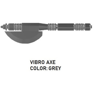 Custom Vibro Axe For LEGO Minifigures. Custom, Accessory BigKidBrix Grey