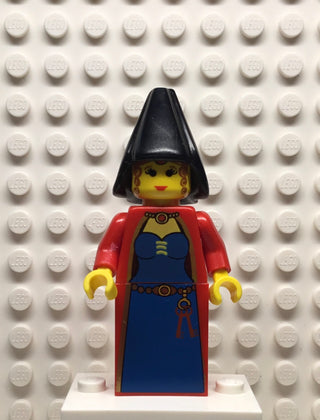 Knights Kingdom I, Queen Leonora (Maiden with Black Cone Hat), cas033 Minifigure LEGO®