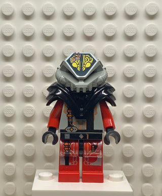 UFO Zotaxian Alien - Red Pilot with Armor and Printed Helmet (Chamon), sp046 Minifigure LEGO®
