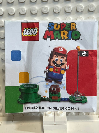 Super Mario Limited Edition Silver Coin, 5006396silver Accessories LEGO®   