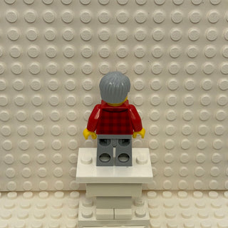 Male, Red Flannel Shirt, twn387 Minifigure LEGO®