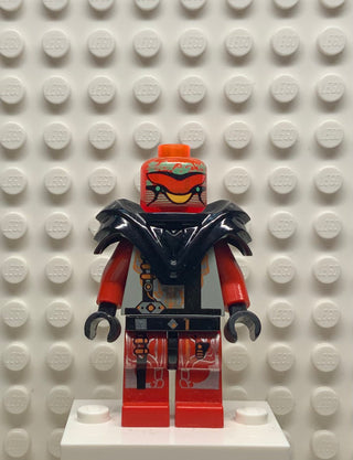 UFO Zotaxian Alien - Red Pilot with Armor and Printed Helmet (Chamon), sp046 Minifigure LEGO®