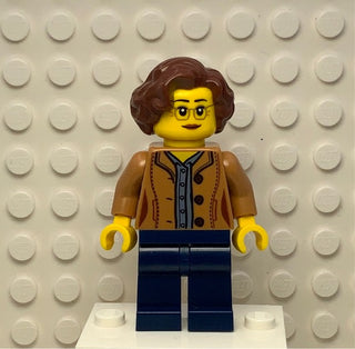 Female, Medium Nougat Glasses and Shirt, twn384 Minifigure LEGO®