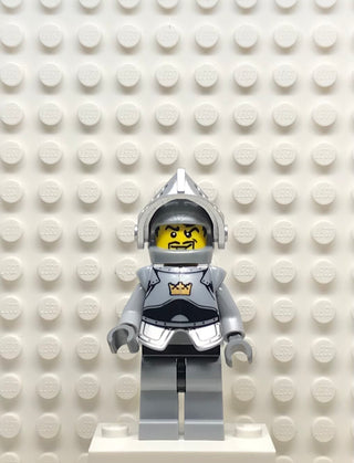 Fantasy Era, Crown Knight Plain with Breastplate, Helmet with Visor, Curly Eyebrows and Goatee, cas350 Minifigure LEGO®