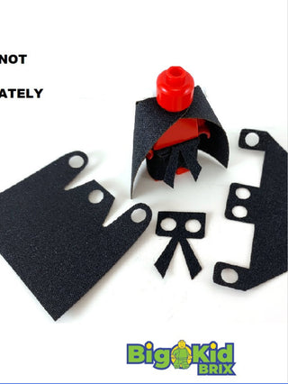 Space Villain Black Cloth Gear Pack Custom, Accessory BigKidBrix