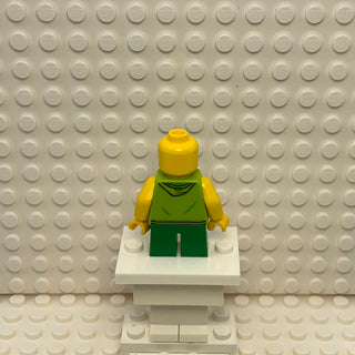 Girl, Lime Hoodie, Orange Cat Face Paint, cty1014 Minifigure LEGO®