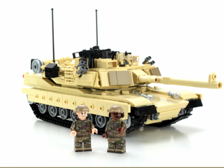 M1a2 Abrams Main Battle Tank Ultra Building Kit Battle Brick