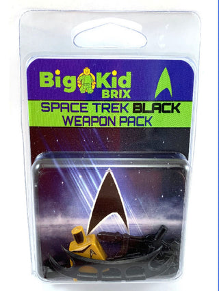 Space Trek Black Weapon Pack Custom, Accessory BigKidBrix   