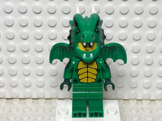 Green Dragon Costume, col23-12 Minifigure LEGO® Complete with stand and accessories