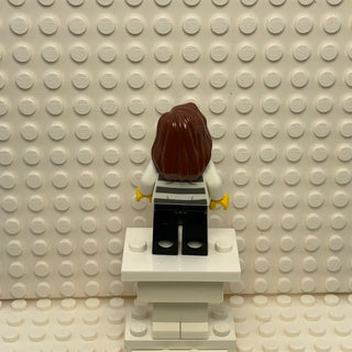 Jail Prisoner 86753 Prison Stripes, Female, cty1128 Minifigure LEGO®