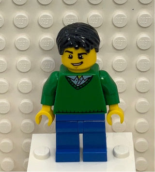Green V-Neck Sweater, cty0503 Minifigure LEGO®   
