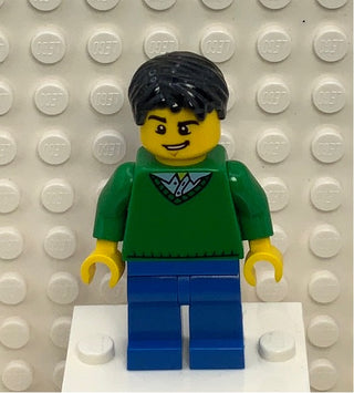Green V-Neck Sweater, cty0503 Minifigure LEGO®
