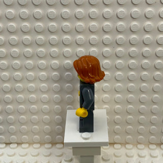 Ferry Passenger, Dark Bluish Gray Jacket with Magenta Scarf, cty0623 Minifigure LEGO®   