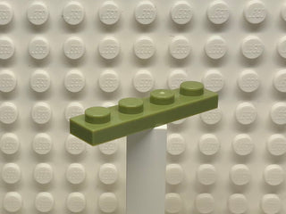 1x4 Plate, Lego® Part Number 3710 Olive Green Part LEGO®   