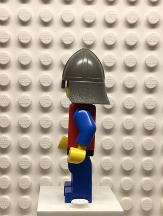 Crusader-Axe, Blue Legs with Black Hips, Dark Gray Neck-Protector, cas108 Minifigure LEGO®   