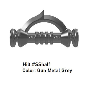 HILT #SShalf Model Custom Star Wars Lightsaber For LEGO Minifigures. Custom, Accessory BigKidBrix Grey