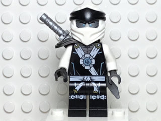 Zane, Legacy, Black Robe, njo635 Minifigure LEGO® With Mask Only Like New 