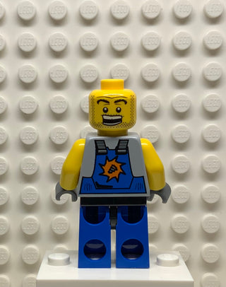 Power Miner - Beard Stubble Guy, pm006 Minifigure LEGO®
