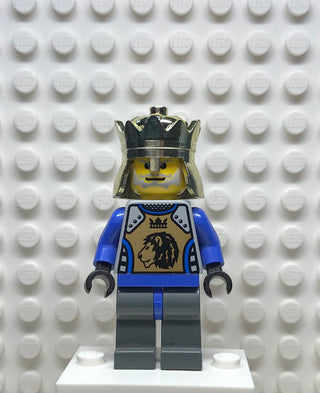 Knights Kingdom II, King Mathias, cas258 Minifigure LEGO® Minifigure Only, no sword