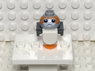 Porg - White Body, Dark Bluish Gray Wings and Tail, Porg05 LEGO® Animals LEGO®