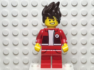 Kai - The LEGO Ninjago Movie, Hair, Red Legs and Jacket, Bandage on Forehead, njo0327 Minifigure LEGO®