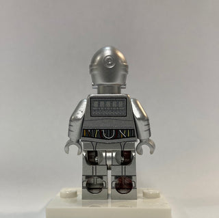 Protocol Droid Limited Edition Metallic Silver Custom Printed & Inspired Lego Star Wars Minifigure Custom minifigure BigKidBrix