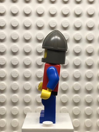 Crusader-Axe, Blue Legs with Black Hips, Dark Gray Chin-Guard, cas107 Minifigure LEGO®