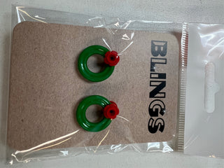 Holiday Christmas Wreath Earrings Blings United Brick Co®