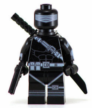 Snake Eyes GI Joe Custom Printed Custom minifigure BigKidBrix   