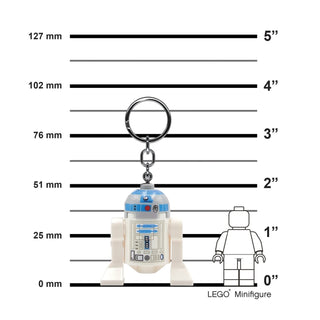 LEGO® R2-D2 Keychain LED Light 3” Keychain LEGO®