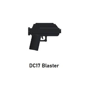 Custom Star Wars DC17 Blaster For LEGO Minifigures. Custom, Accessory BigKidBrix Black