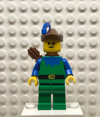 Forestman, Blue, Brown Hat, Blue Feather, Quiver, cas134a Minifigure LEGO®